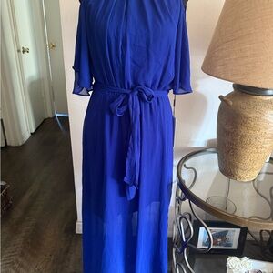 Calvin Klein Royal Blue Maxi Dress